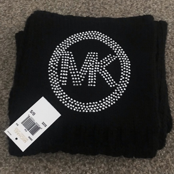 Michael Kors Accessories - Michael Kors Scarf Black/Silver NWT